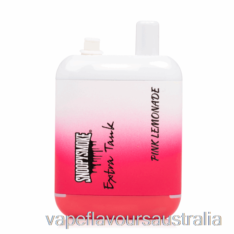 Vape Nicotine Australia Snoopy Smoke Extra Tank 2 15000 Disposable Pink Lemonade
